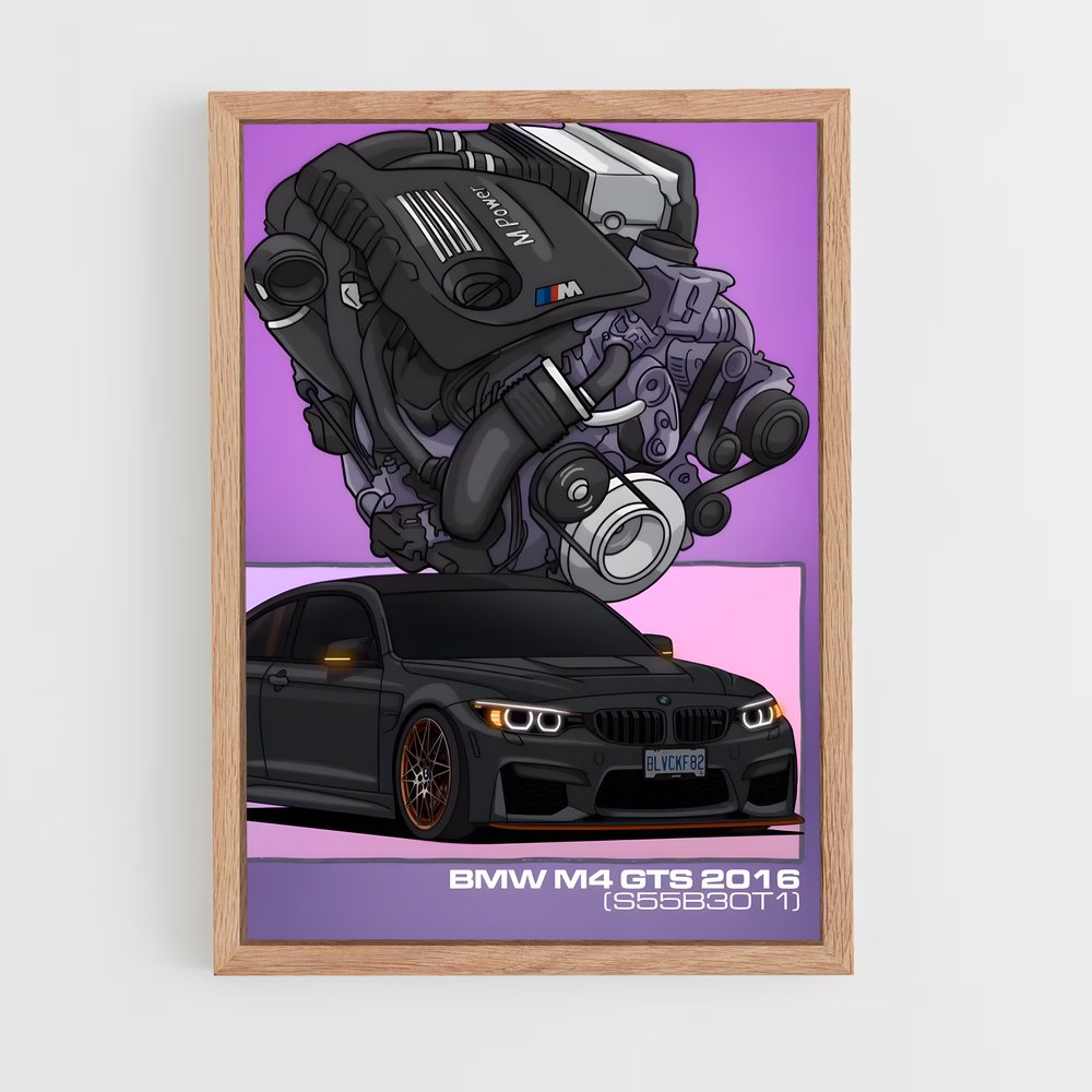 Poster V8 Fury – affiche BMW (vue 4)
